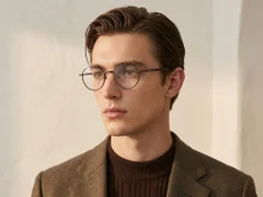 Oval Copper Titanium Glasses #BS0218-0022