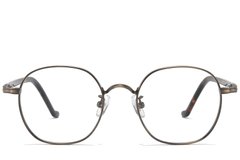 BS0218-0026_Brown_Oval_Titanium_Glasses-front