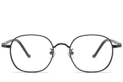 BS0218-0027_Black_Oval_Titanium_Glasses-front