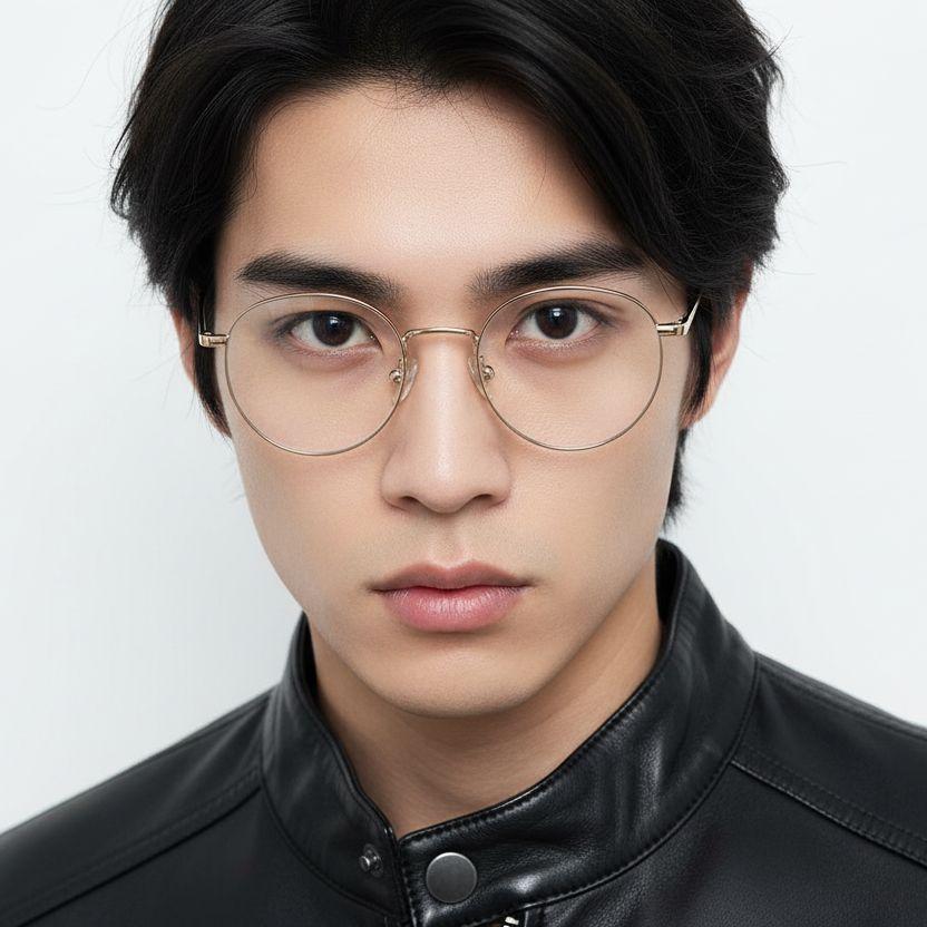 bs0218-0068_golden_oval_titanium_glasses_model