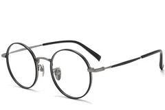 BS0218-0079_Black_Round_Titanium_Glasses_corner