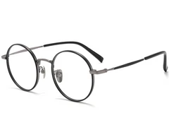 BS0218-0079_Black_Round_Titanium_Glasses_corner