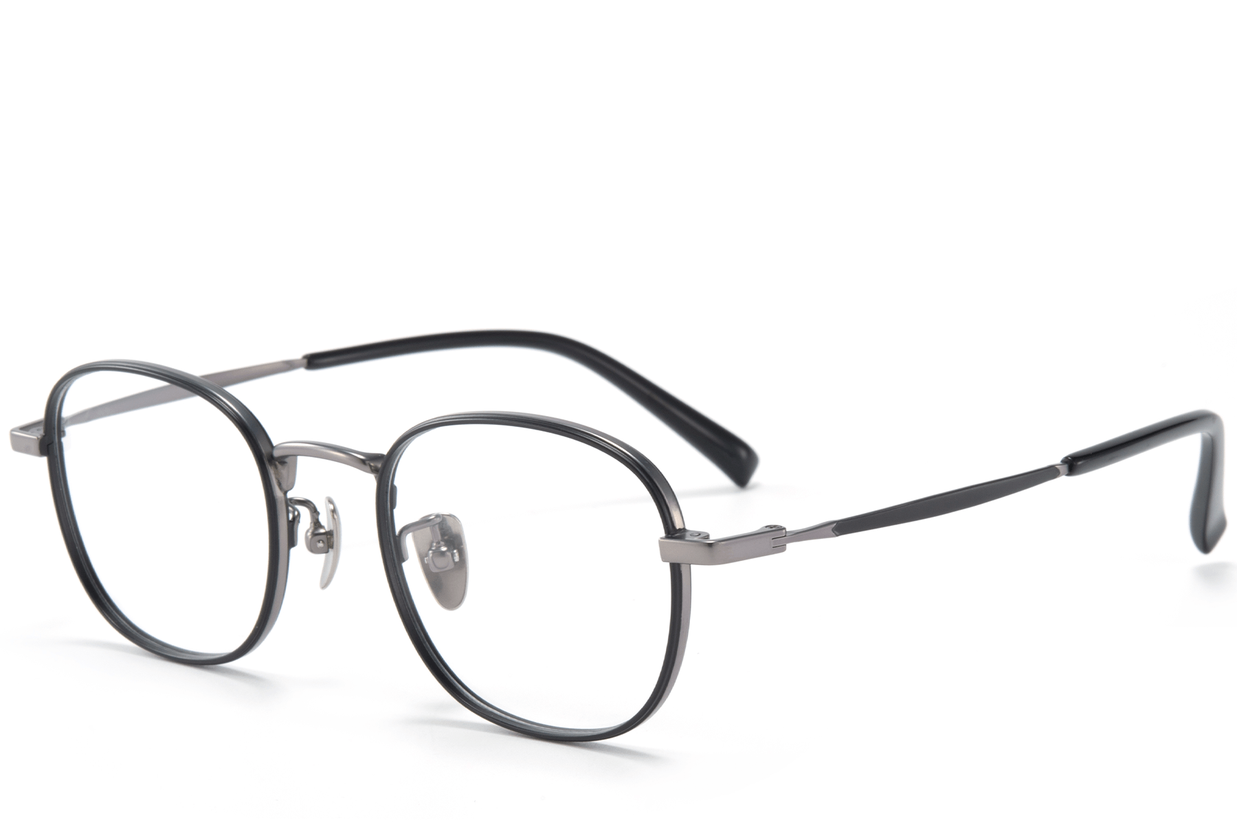 BS0218-0091_Black_Rectangular_Titanium_Glasses_corner