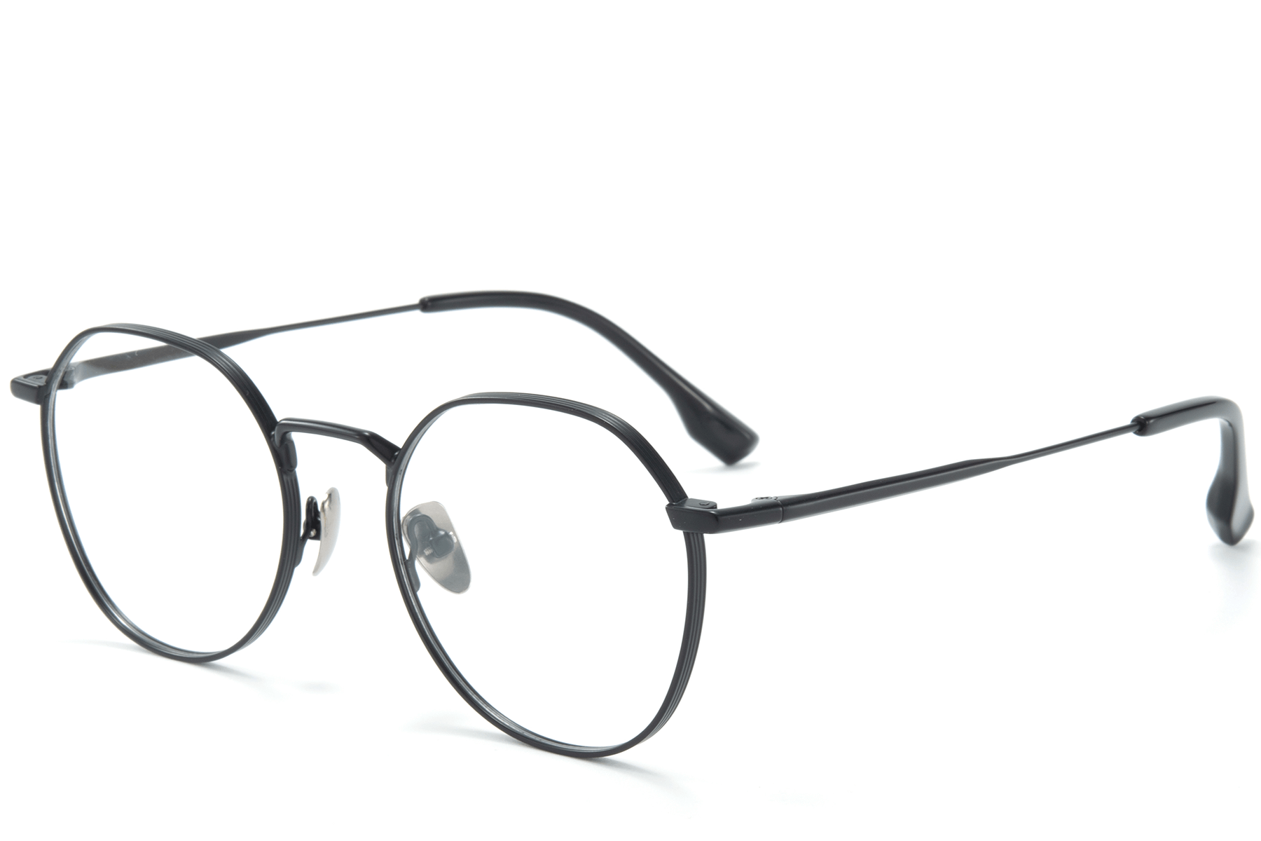 BS0218-0099_Black_Round_Titanium_Glasses_corner