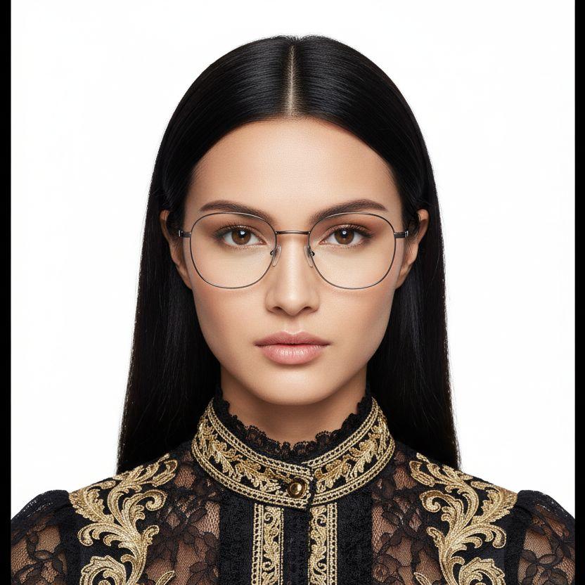 bs0218-0106_brown_rectangular_titanium_glasses_model