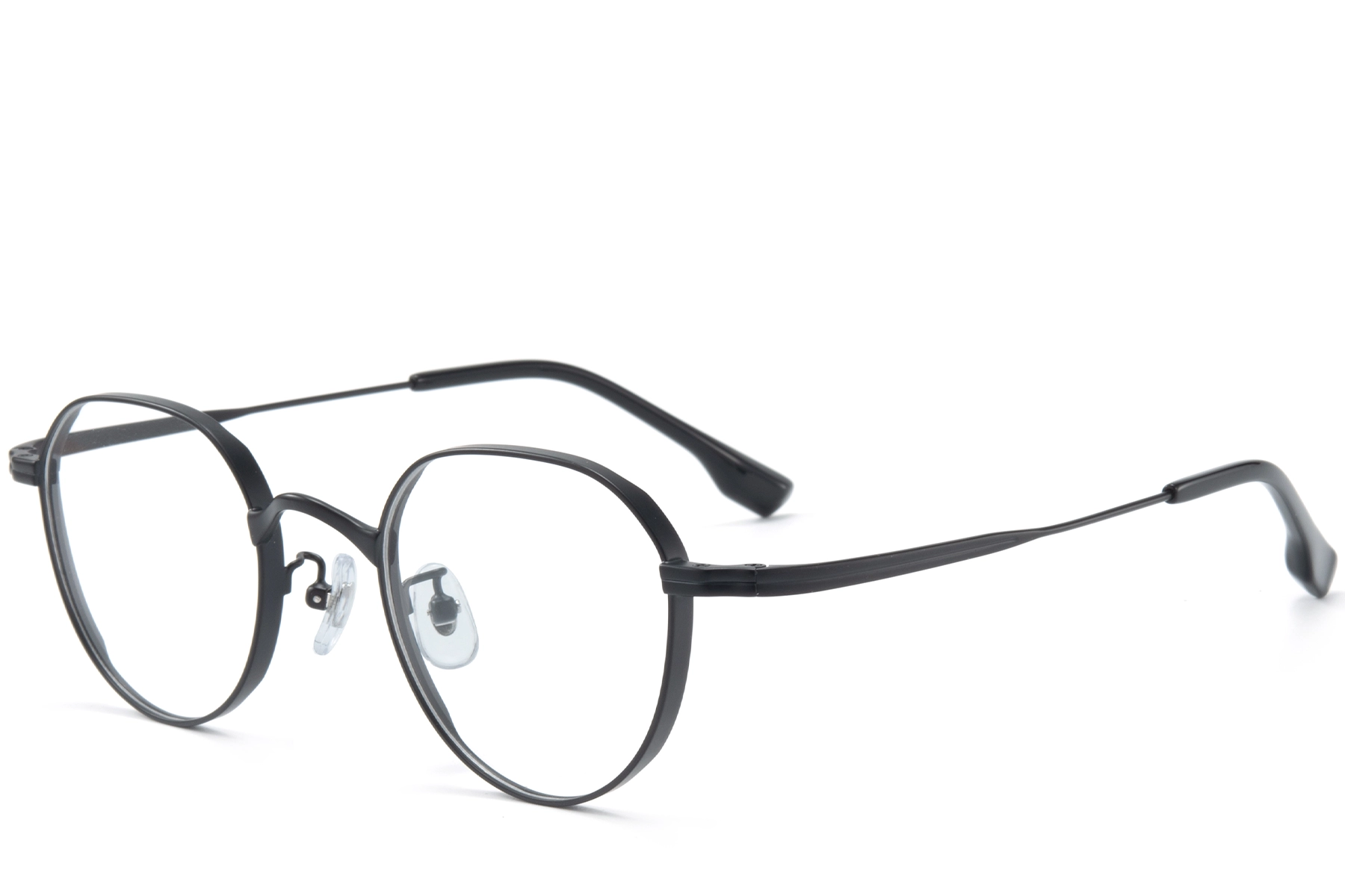 BS0218-0111_Black_Oval_Titanium_Glasses_corner