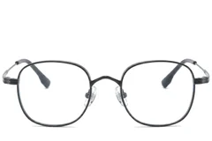 BS0218-0116_Black_Rectangular_Titanium_Glasses_corner-front