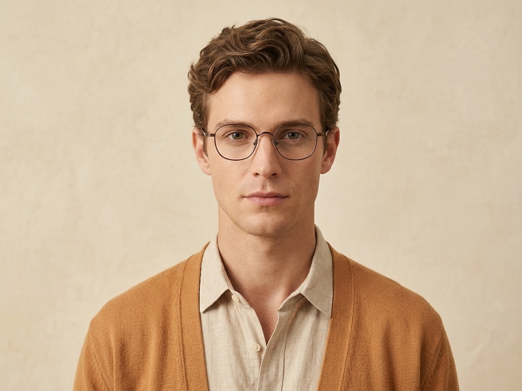 BS0218-0117_Brown_Rectangular_Metal_Glasses-tryon_male