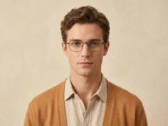 BS0218-0117_Brown_Rectangular_Metal_Glasses-tryon_male