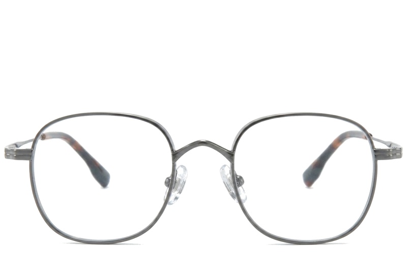 BS0218-0119_Silver_Rectangular_Titanium_Glasses_corner-front