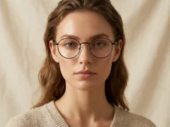 BS0218-0121_Black_Round_Titanium_Glasses_corner-tryon_female