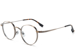 BS0218-0123_Brown_Round_Titanium_Glasses_corner