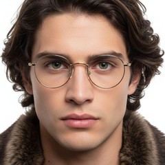 bs0218-0125_golden_round_titanium_glasses_model