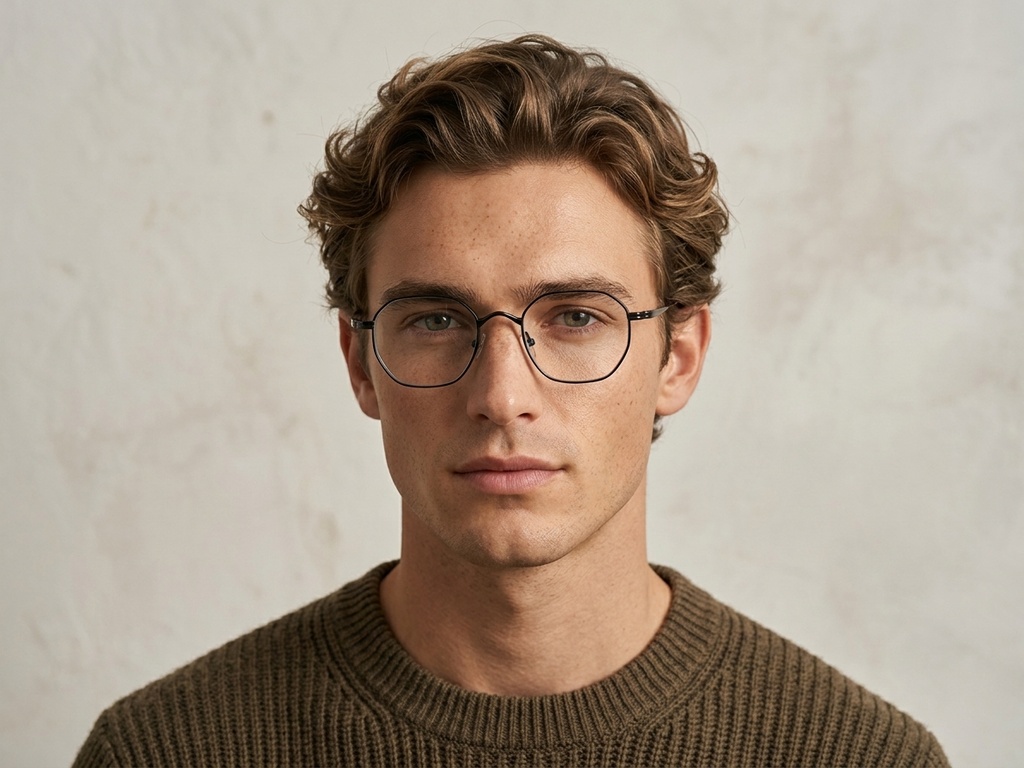 BS0218-0126_Black_Rectangular_Titanium_Glasses_corner-tryon_male