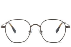 BS0218-0127_Brown_Rectangular_Titanium_Glasses_corner-front