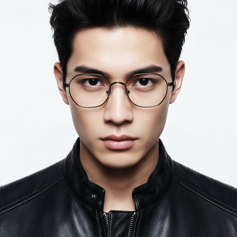 bs0218-0127_brown_rectangular_titanium_glasses_model