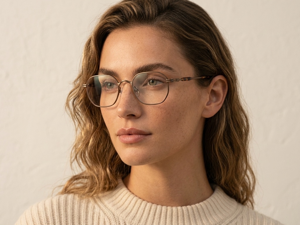 BS0218-0128_Brown_Rectangular_Metal_Glasses-tryon_female