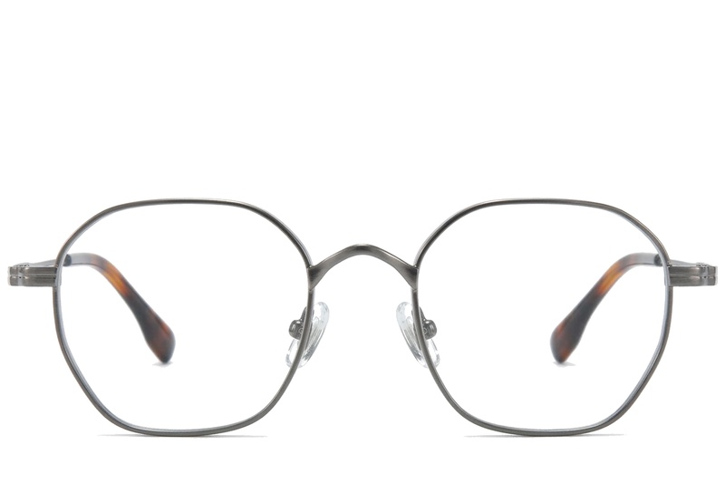 BS0218-0129_Silver_Rectangular_Titanium_Glasses_corner-front
