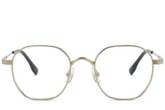 BS0218-0130_Golden_Rectangular_Titanium_Glasses_corner-front