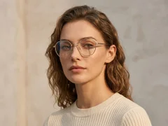BS0218-0130_Golden_Rectangular_Titanium_Glasses_corner-tryon_female