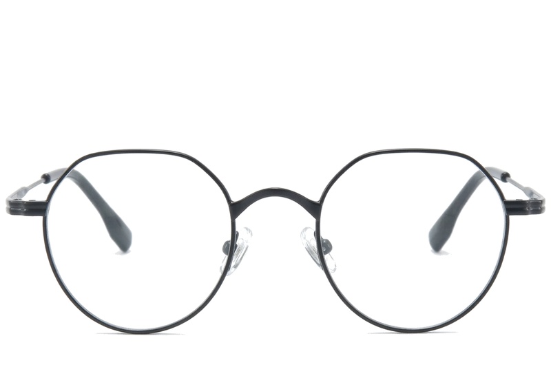 BS0218-0131_Black_Oval_Titanium_Glasses_corner-front