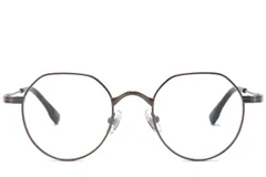 BS0218-0132_Brown_Oval_Titanium_Glasses_corner-front