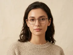 BS0218-0132_Brown_Oval_Titanium_Glasses_corner-tryon_female