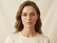 BS0218-0135_Golden_Oval_Metal_Glasses-tryon_female