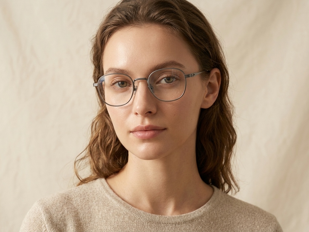 BS0218-0139_Silver_Rectangular_Titanium_Glasses_corner-tryon_female