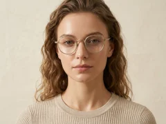 BS0218-0140_Golden_Rectangular_Titanium_Glasses_corner-tryon_female