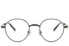 BS0218-0147_Brown_Oval_Titanium_Glasses_corner-front