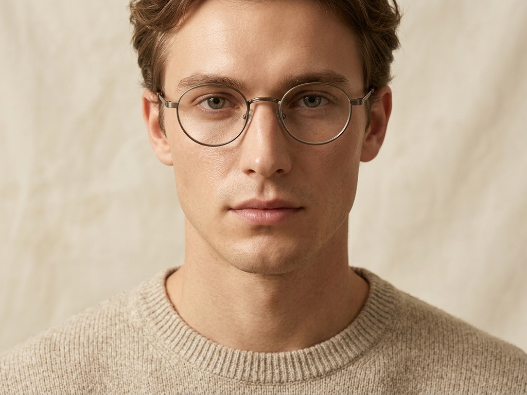 BS0218-0148_Brown_Oval_Titanium_Glasses_corner-tryon_male