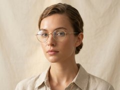 BS0218-0150_Golden_Oval_Metal_Glasses-tryon_female