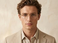 BS0218-0150_Golden_Oval_Metal_Glasses-tryon_male