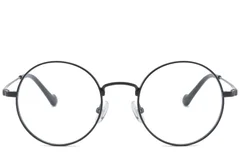BS0218-0151_Black_Round_Titanium_Glasses_corner-front