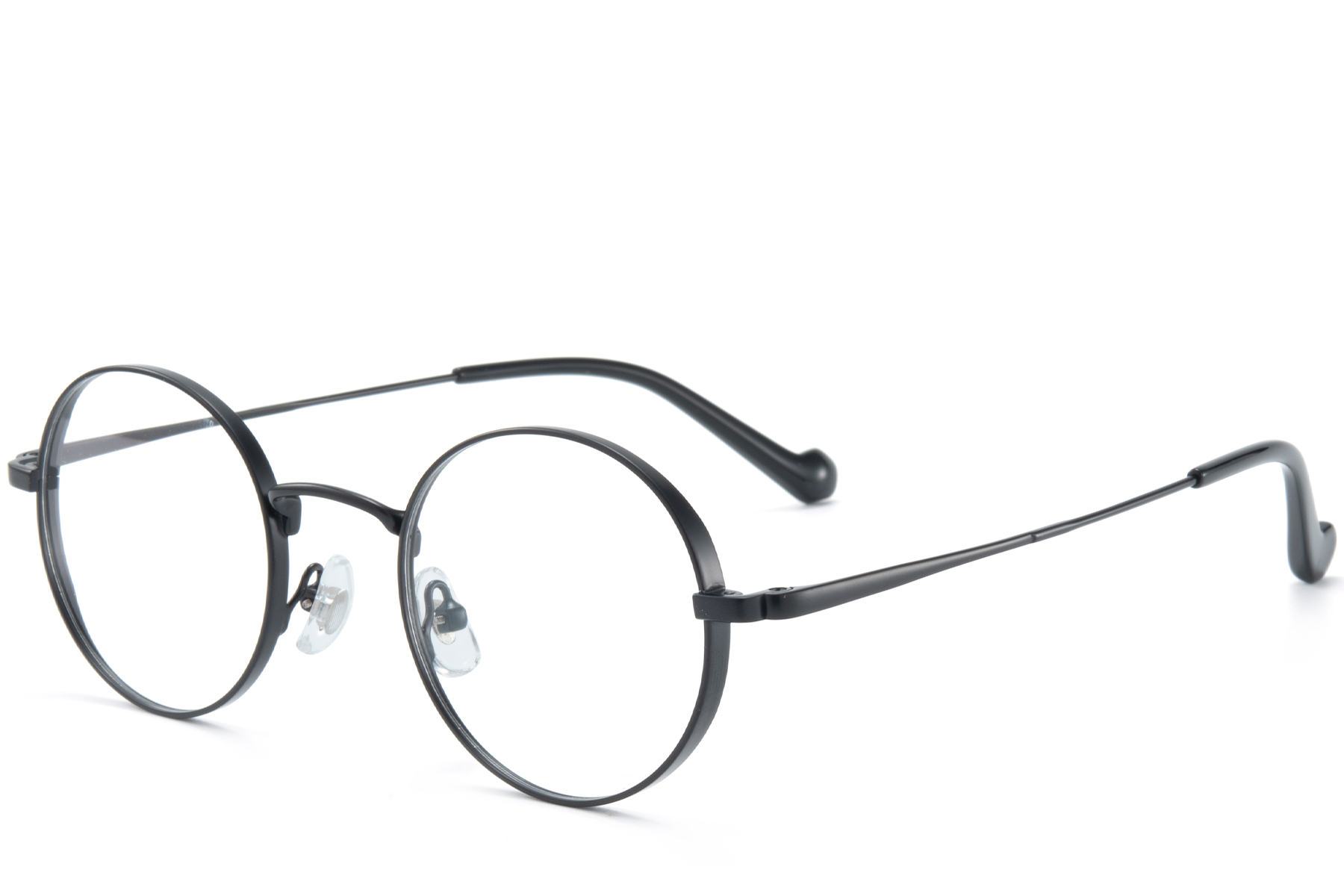 BS0218-0151_Black_Round_Titanium_Glasses_corner