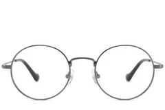 BS0218-0152_Brown_Round_Titanium_Glasses_corner-front
