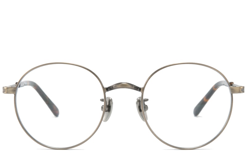 BS0218-0158_Brown_Round_Titanium_Glasses_corner-front