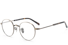 BS0218-0158_Brown_Round_Titanium_Glasses_corner