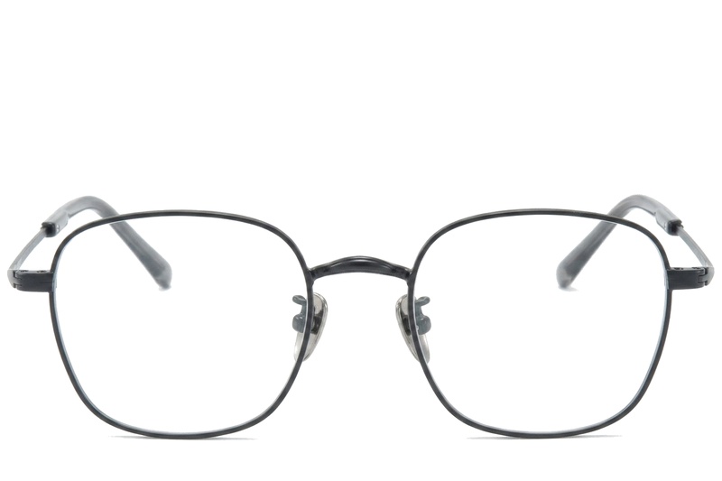 BS0218-0161_Black_Rectangular_Titanium_Glasses_corner-front