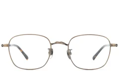 BS0218-0163_Brown_Rectangular_Metal_Glasses-front