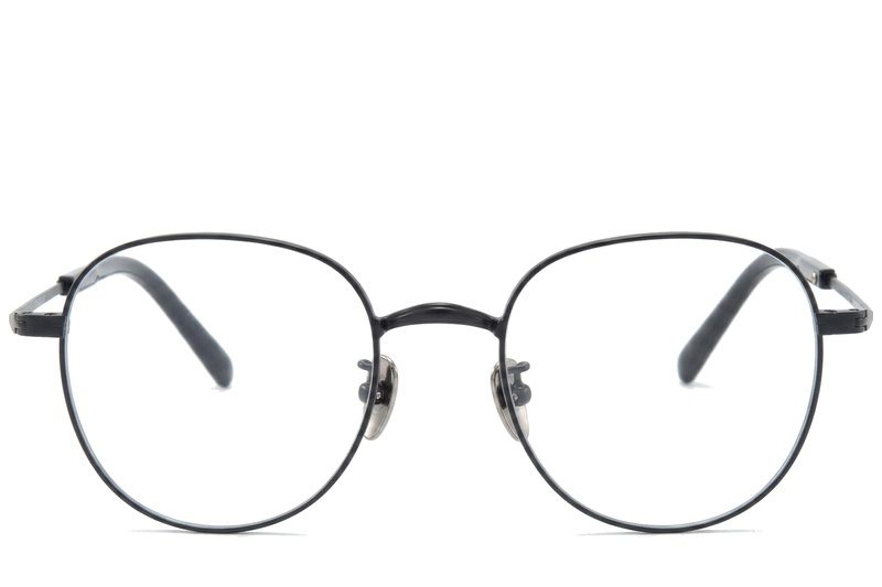 BS0218-0166_Black_Oval_Titanium_Glasses_corner-front