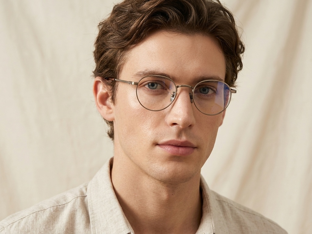 BS0218-0168_Brown_Oval_Titanium_Glasses_corner-tryon_male