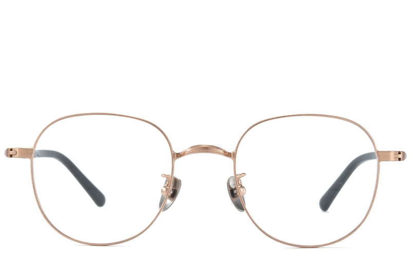 BS0218-0170_Golden_Oval_Metal_Glasses-front