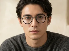BS0218-0171_Black_Oval_Titanium_Glasses_corner-tryon_male