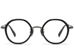 BS0218-0175_Black_Oval_Titanium_Glasses_corner-front
