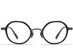 BS0218-0176_Tortoiseshell_Oval_Titanium_Glasses_front