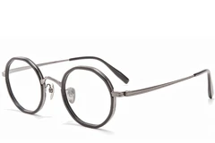 BS0218-0179_Black_Round_Titanium_Glasses_corner