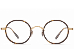 BS0218-0181_Tortoiseshell_Round_Titanium_Glasses_front