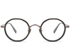 BS0218-0182_Black_Round_Titanium_Glasses_corner-front